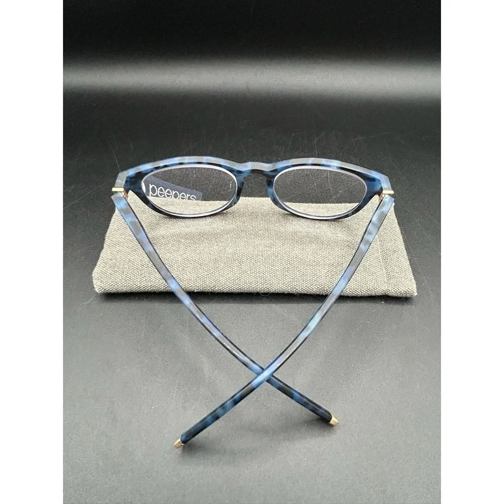 Peepers Canyon Bluelight Reading Glasses +3.0 Blue Tortoise Frame